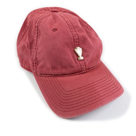 Nashawtuc CC Country Club red hat w/ 1960 Gold logo by American Needle - Picture 1 of 9